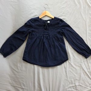 Navy Gap L/S Top